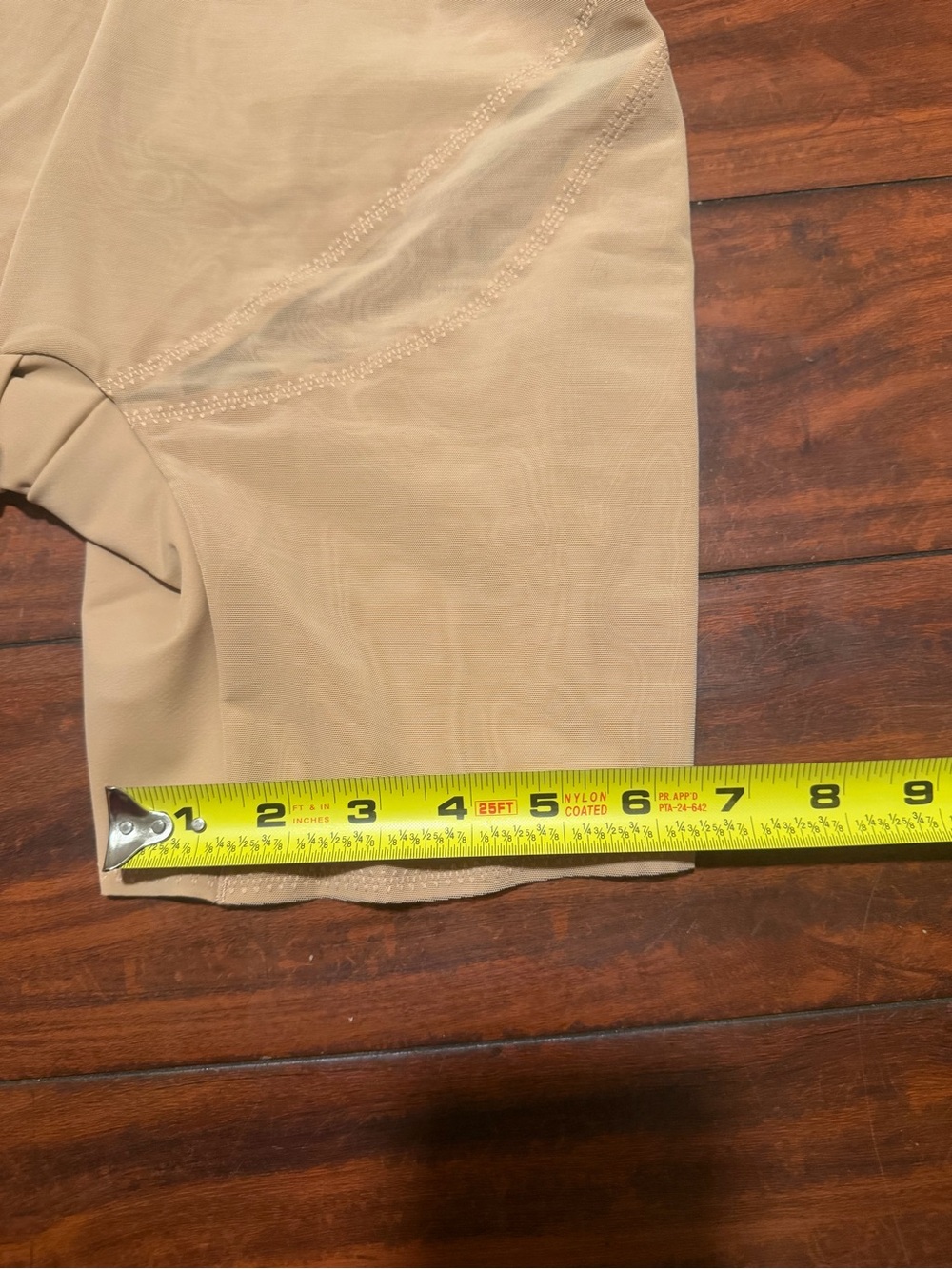 Honeylove High-Waist Beige Shapewear Shorts - Picture 3 of 9